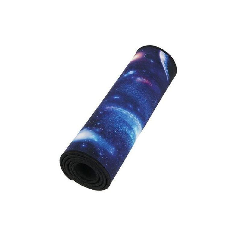 Mousepad mare, 88x30cm, cauciucat, pentru gaming, cu model Cosmos